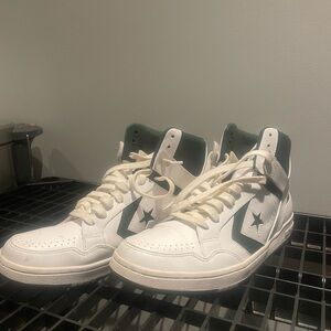 Converse Weapon Forest Green and White Sneakers